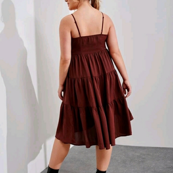 #32 Brand New Plus Belted Cami Dress - Picture 2 of 9